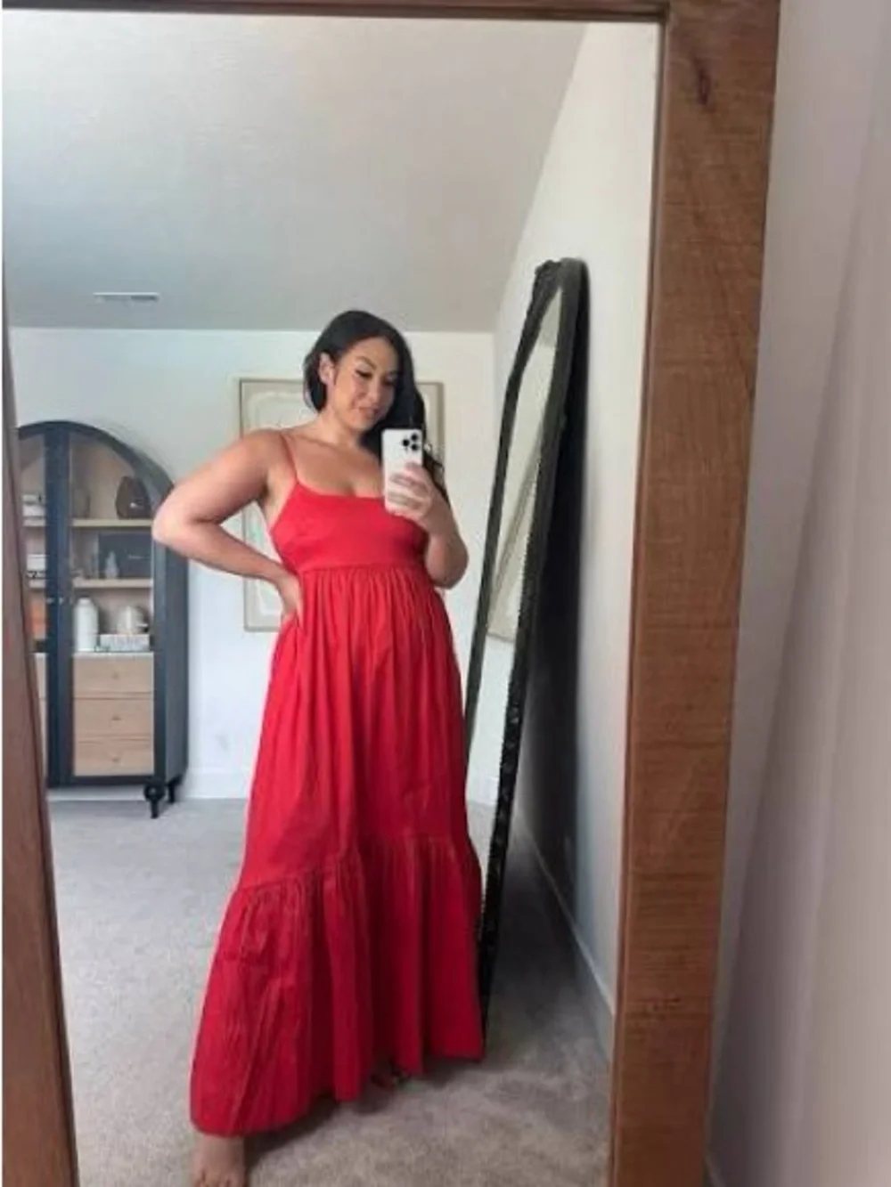 Abercrombie Drama Bow-Back Taffeta Maxi Gown Wedding Guest Dress